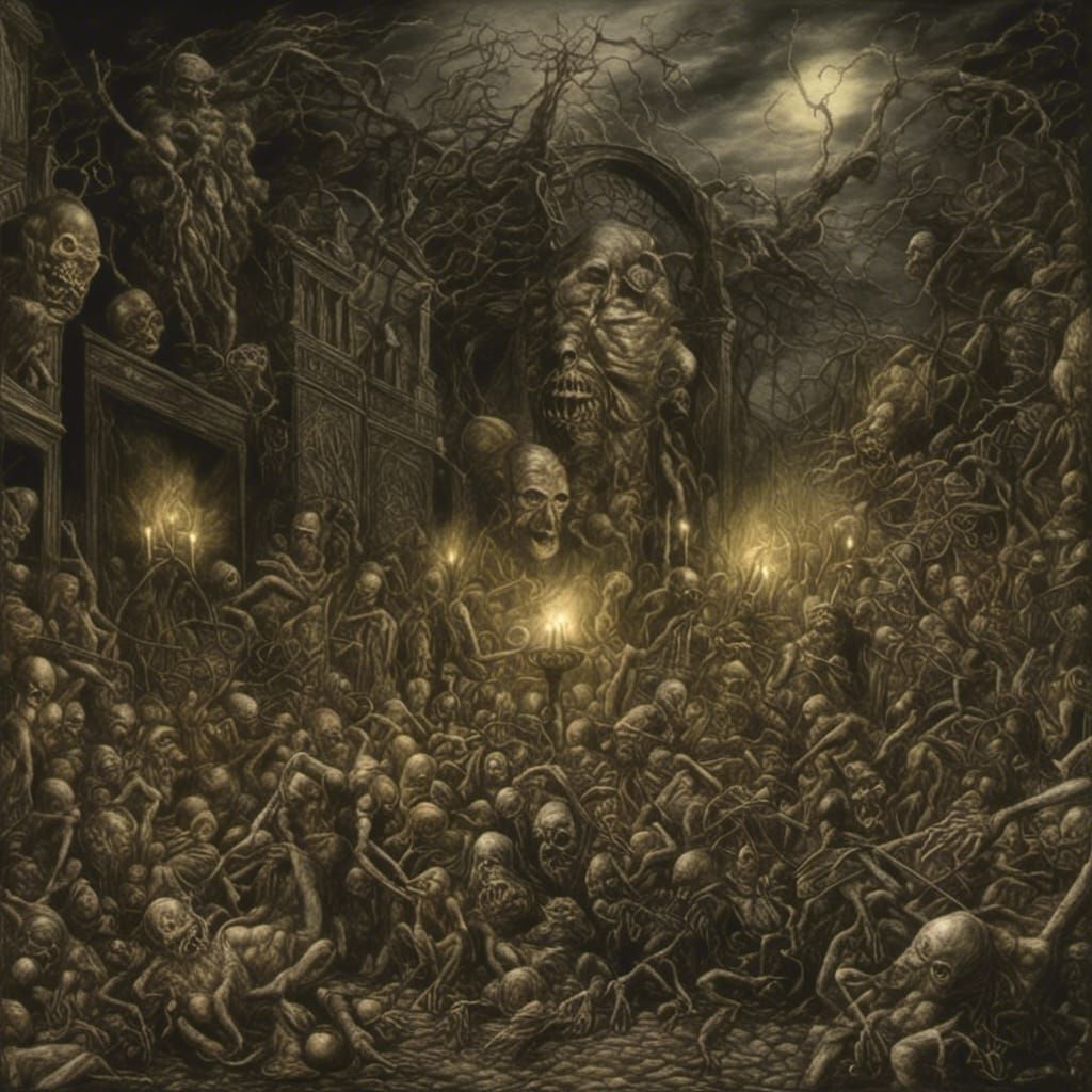 Maggots Swarming the Human Soul: 3D Shading