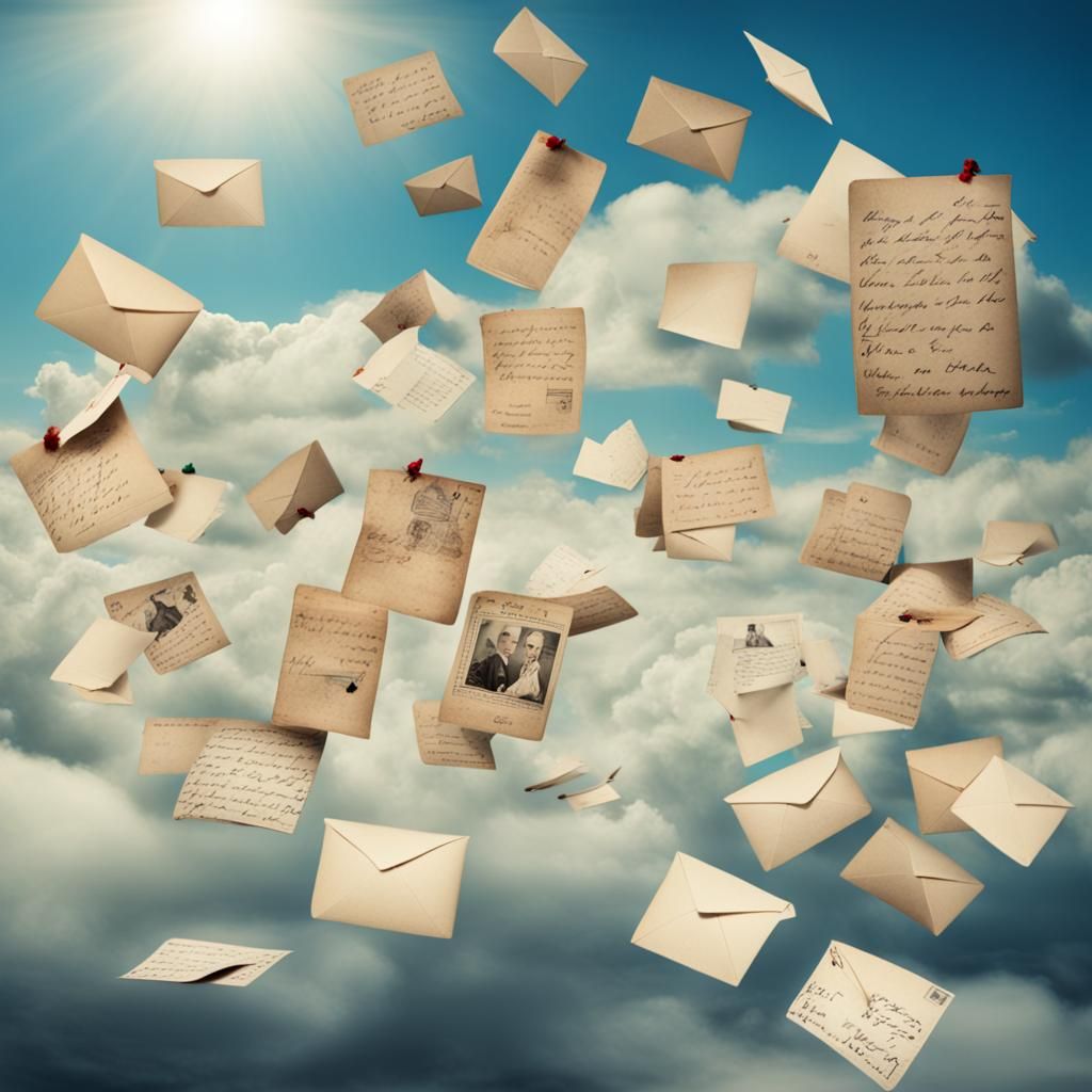 Letters and Postcards Falling From Heaven