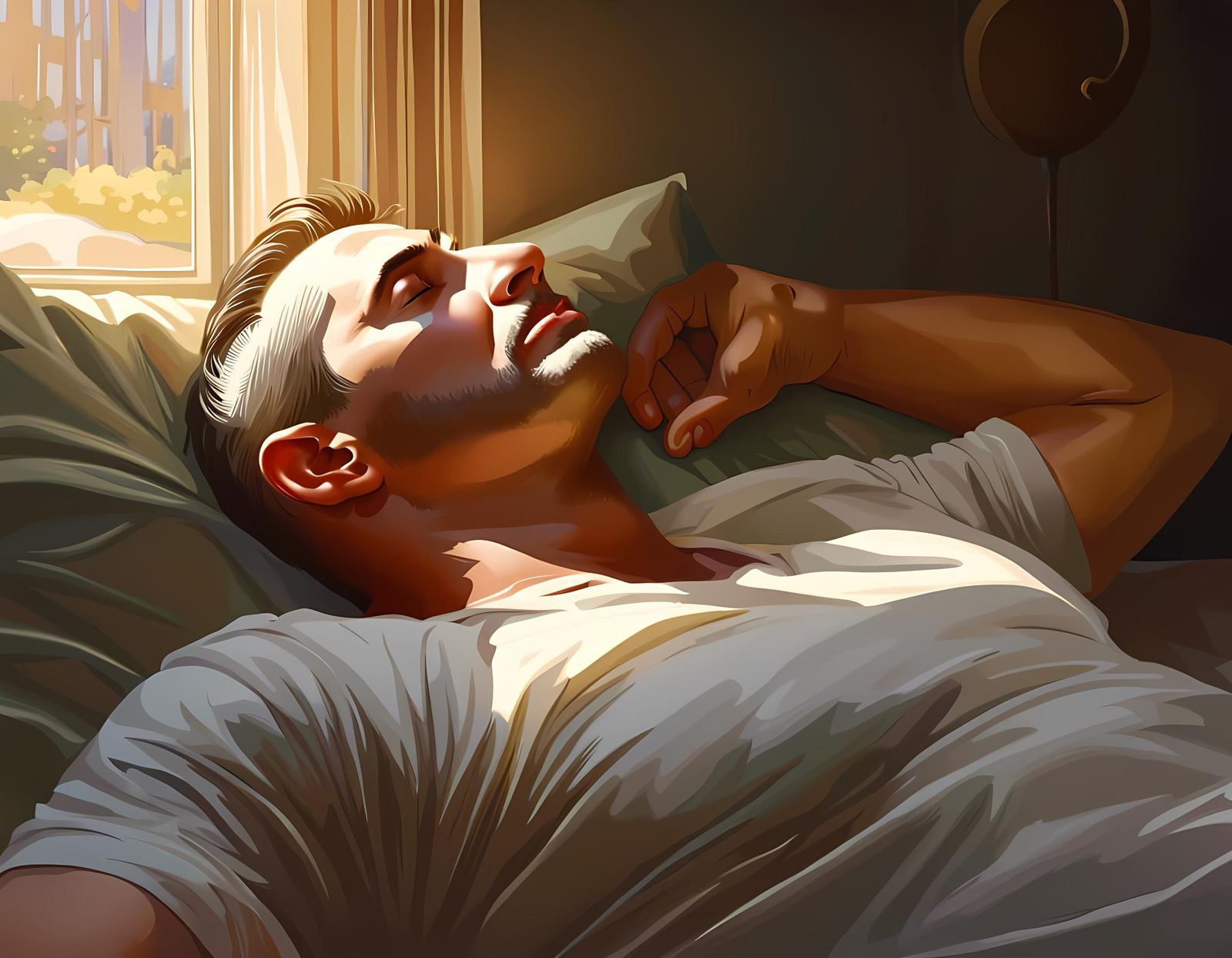 Deep Sleep in the Pale Morning Sunlight