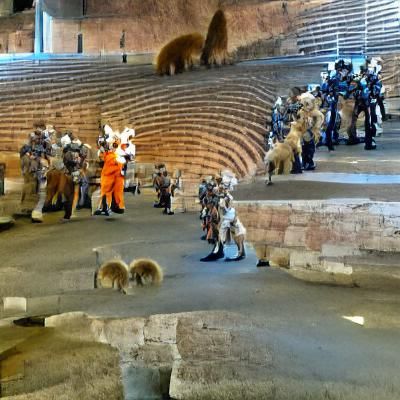 Furry Convention at the Roman Colosseum