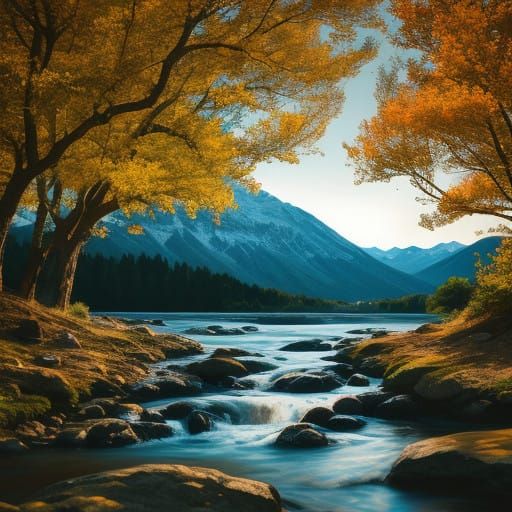 Serene Landscape Photography in Bokeh