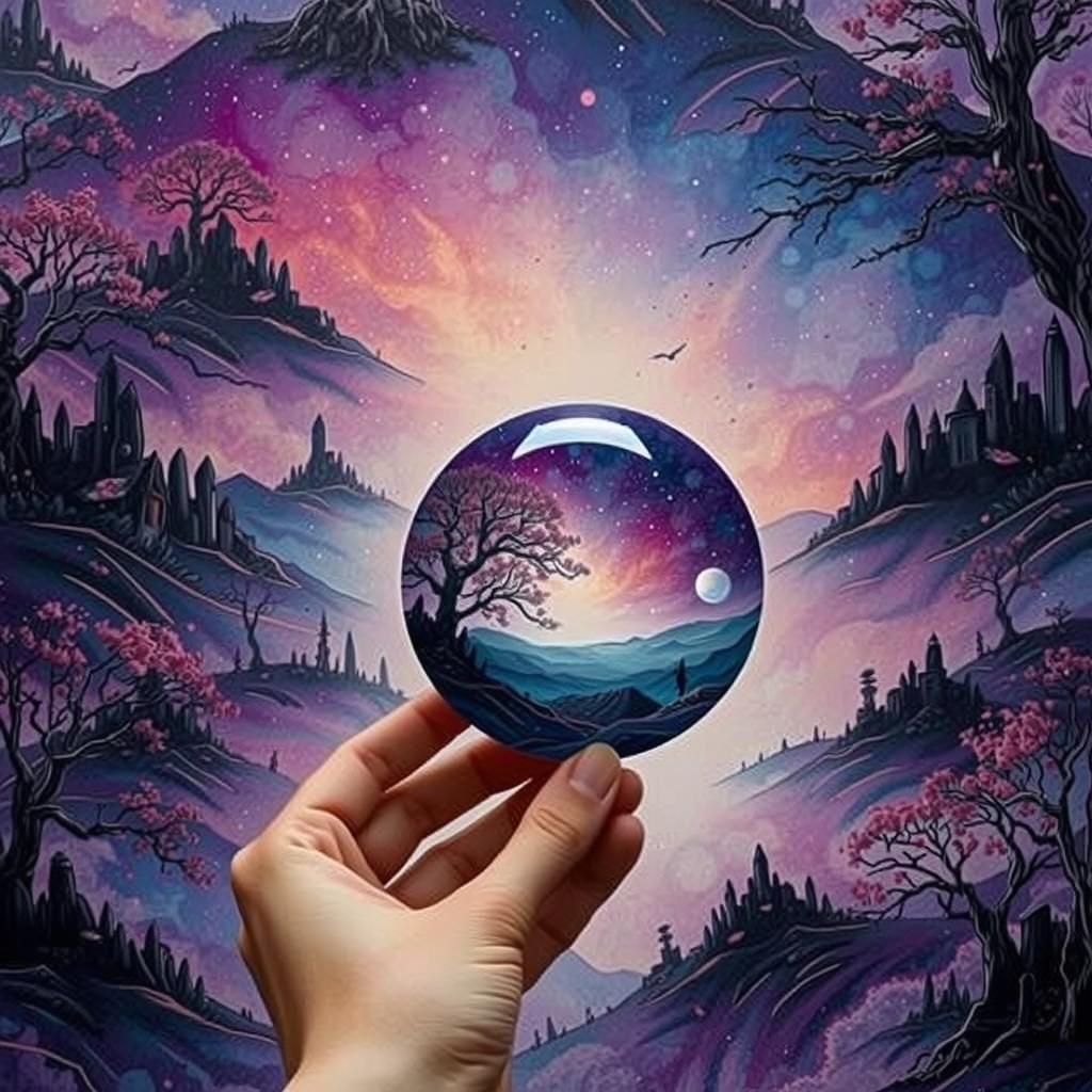 Miniature World Held in Hand, Miyazaki Style