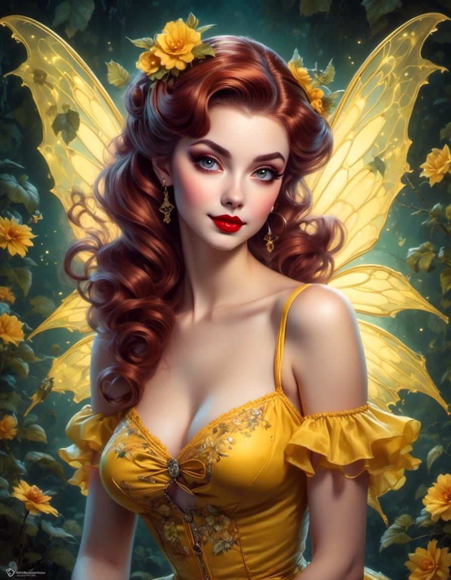 Pin up fairy
