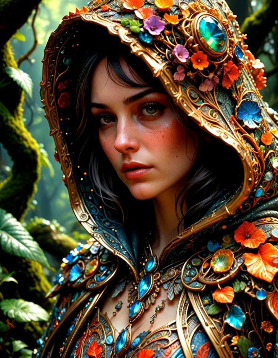 Feral Elegance: A Maximalist Masterpiece in 3D and 2D