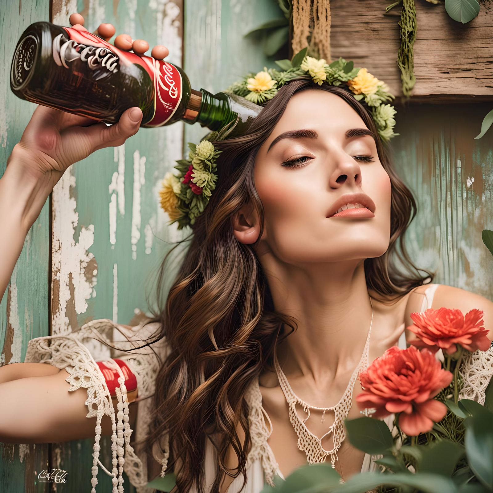 Coca-Cola Ad: 1970s Boho Style