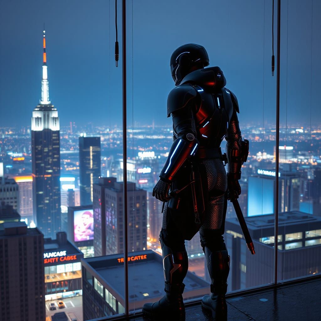 Cybernetic warrior...