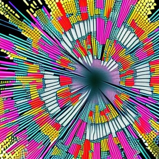 Detailed Isometric Diagram in Maximalist Style