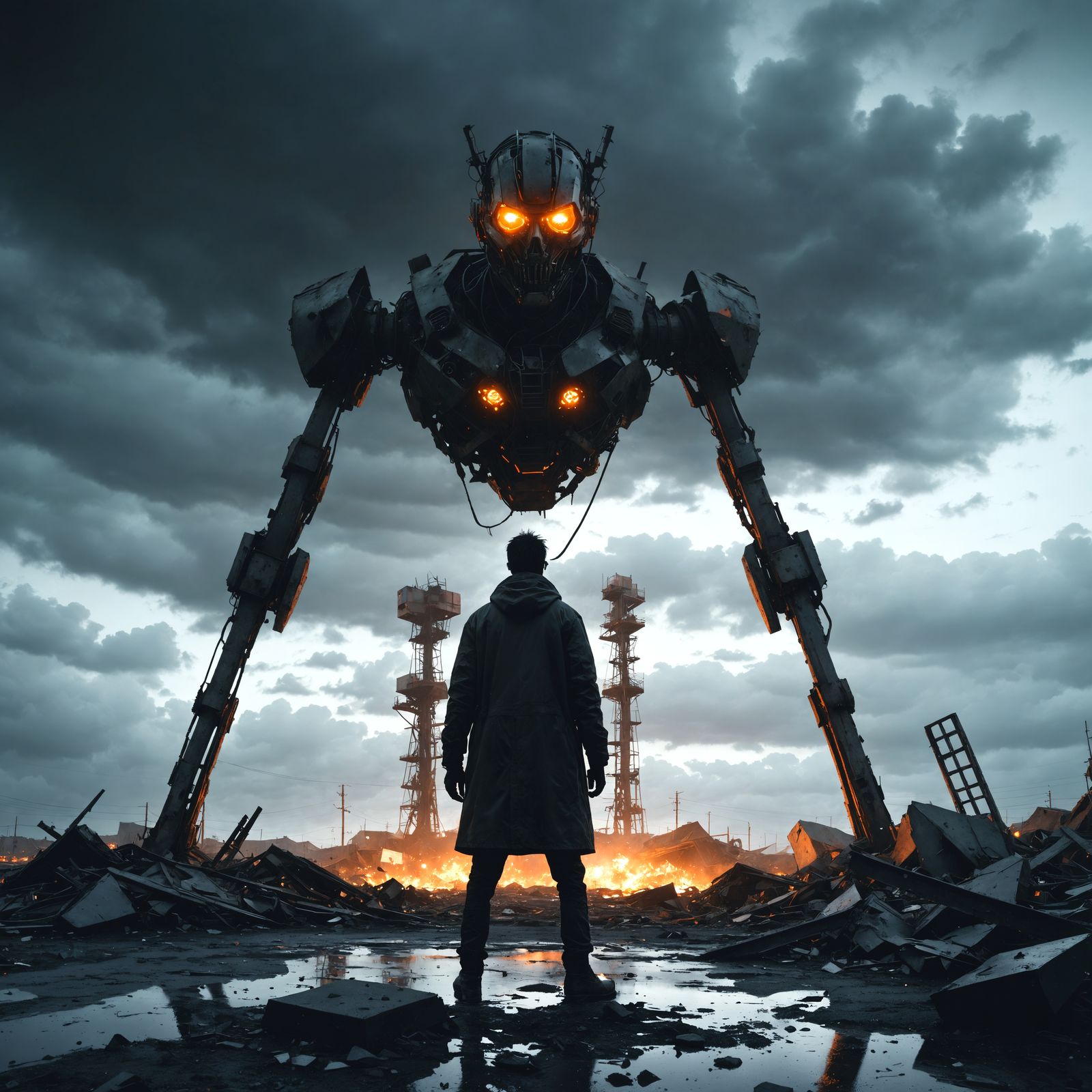 Surviving a Bleak Dystopian Wasteland in Cinematic Hyperreal...