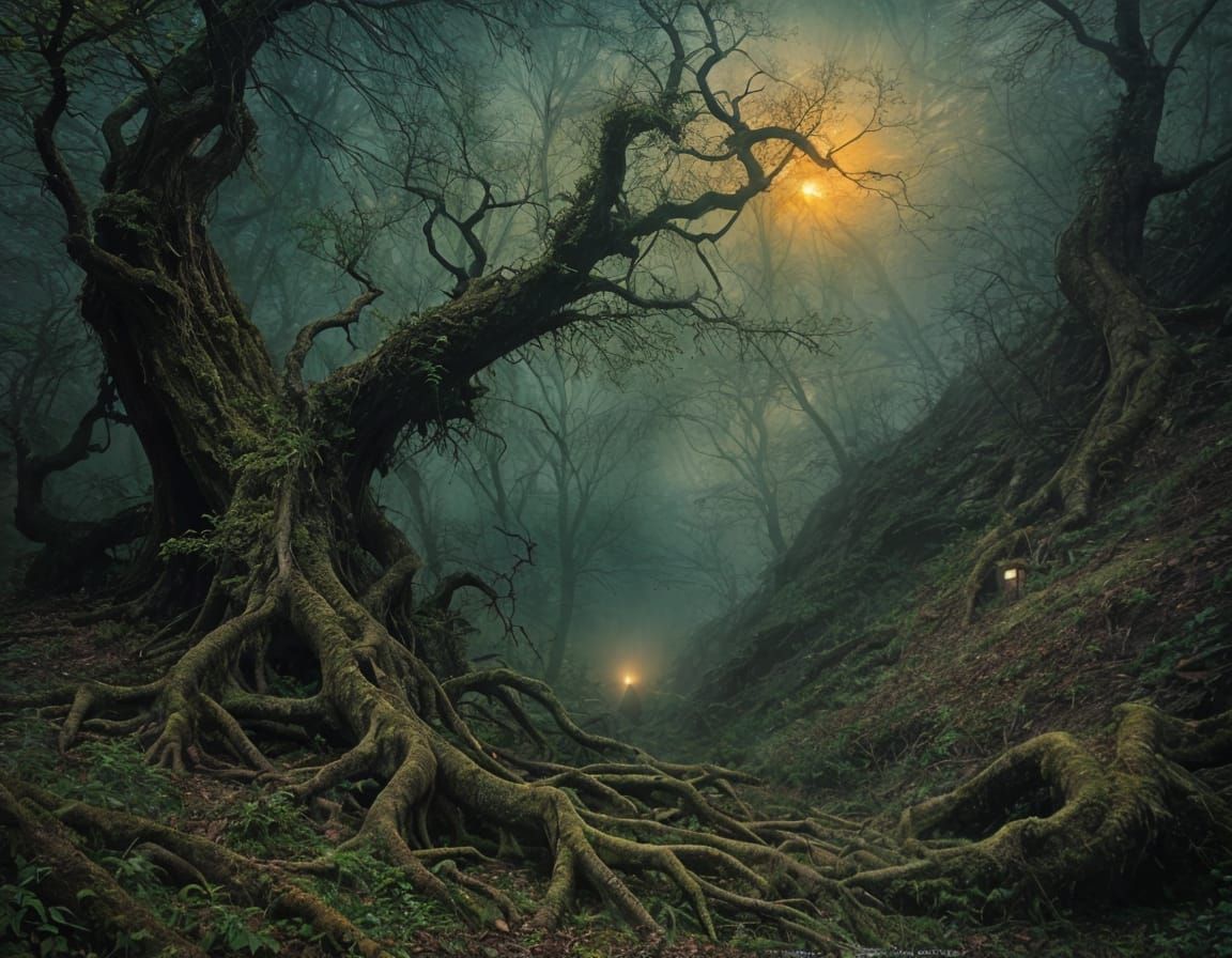 Mysterious Black Forest: Grim and Secretive Scenery