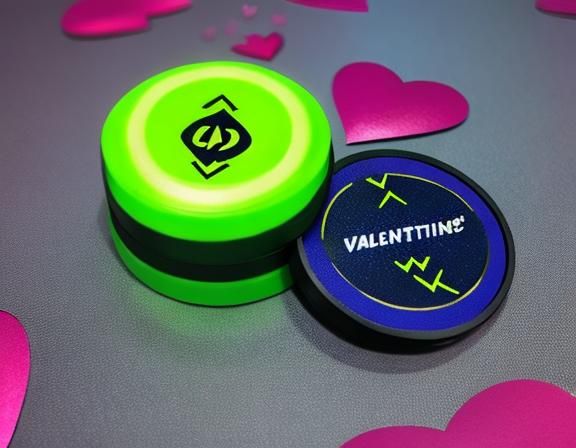 Power Cell Valentines Candy: Digital Art