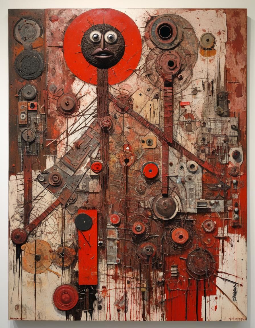 Surreal Sins: An Abstract Modern Painting