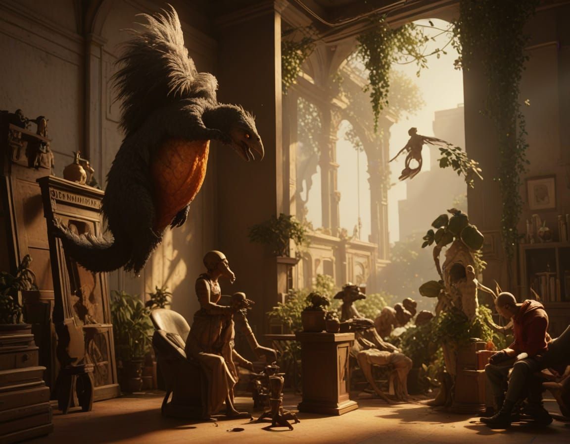 Lobby of a Dubious Hotel