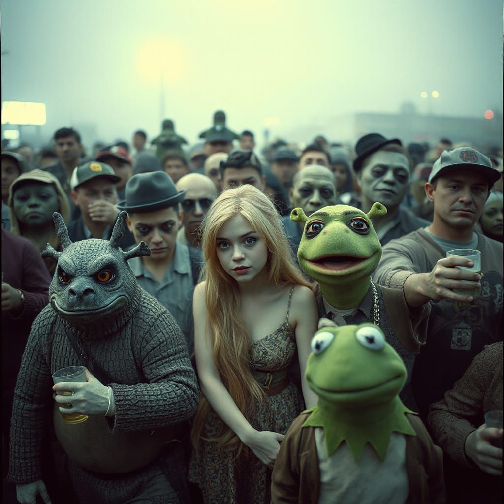 Eerie Gathering of Sociopathic Cartoon Creatures