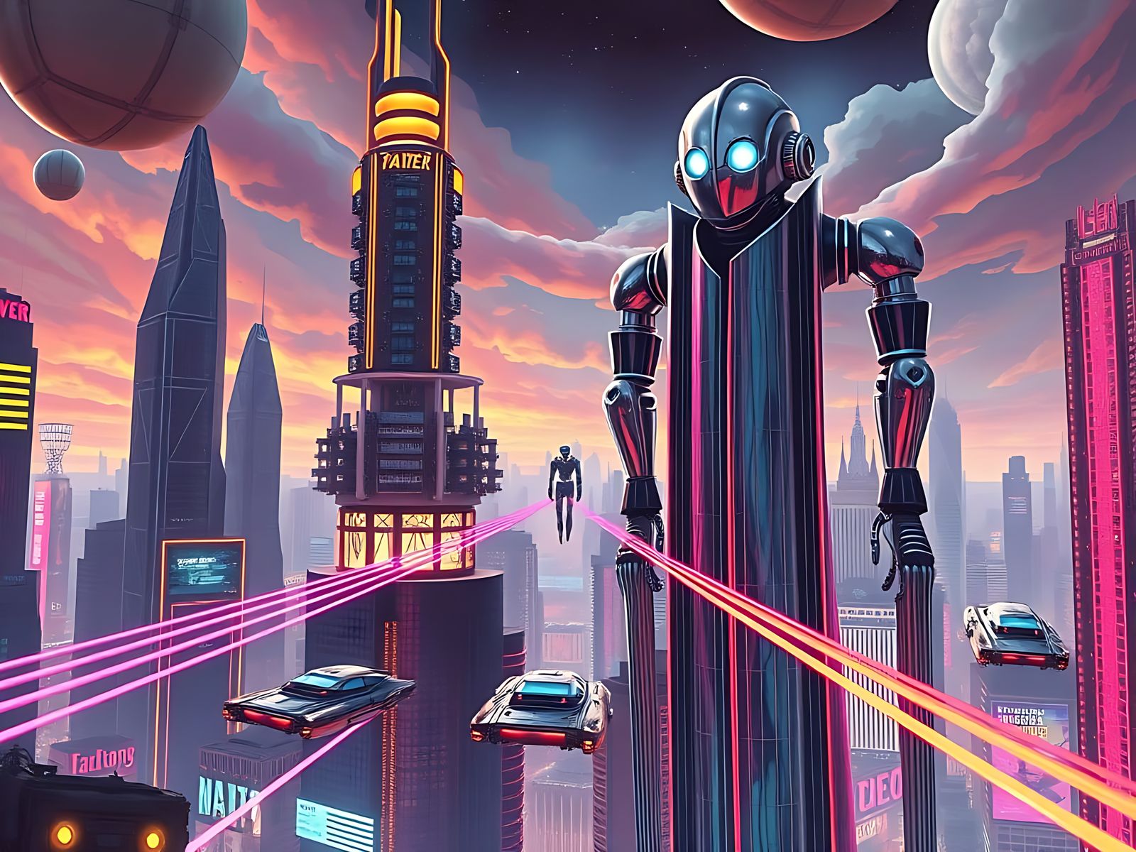 In Robotropia stands a Sentinel . . .