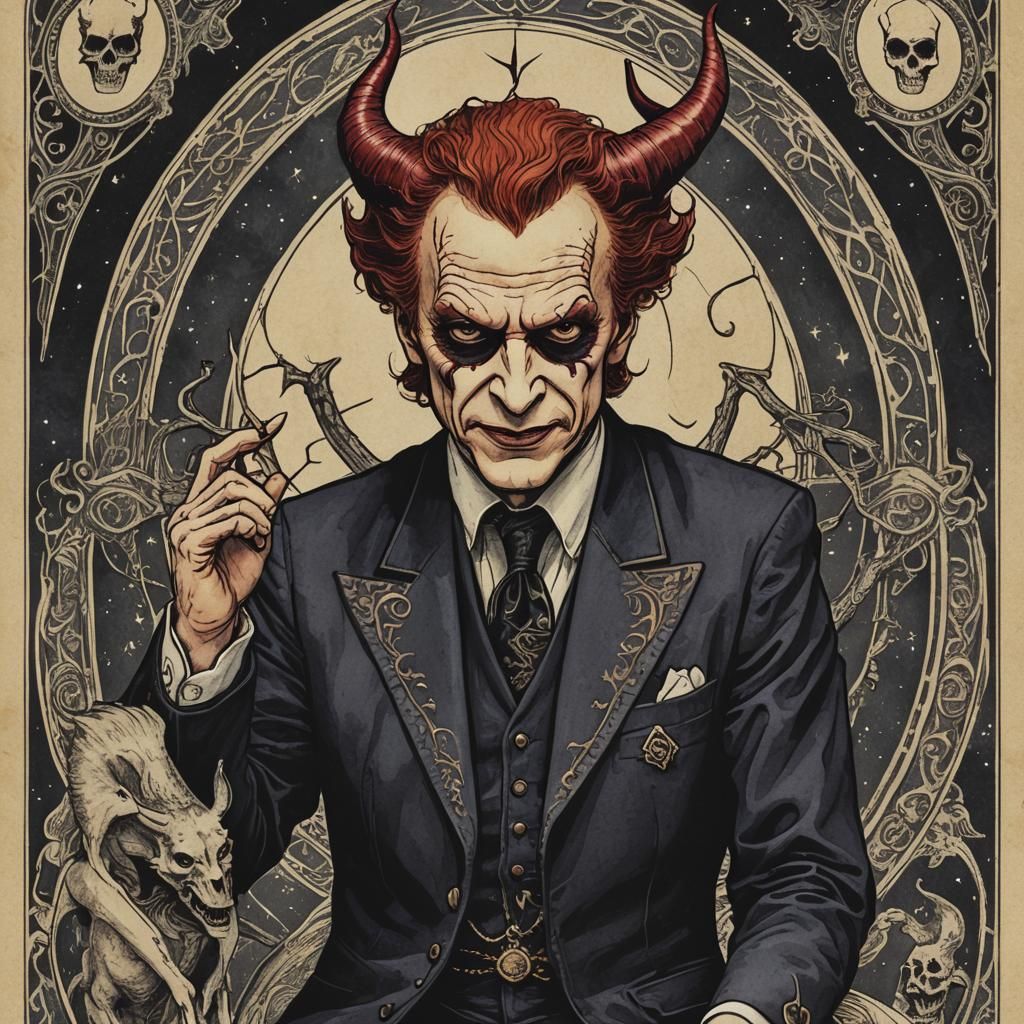 Danny Elfman as The Devil Tarot Card