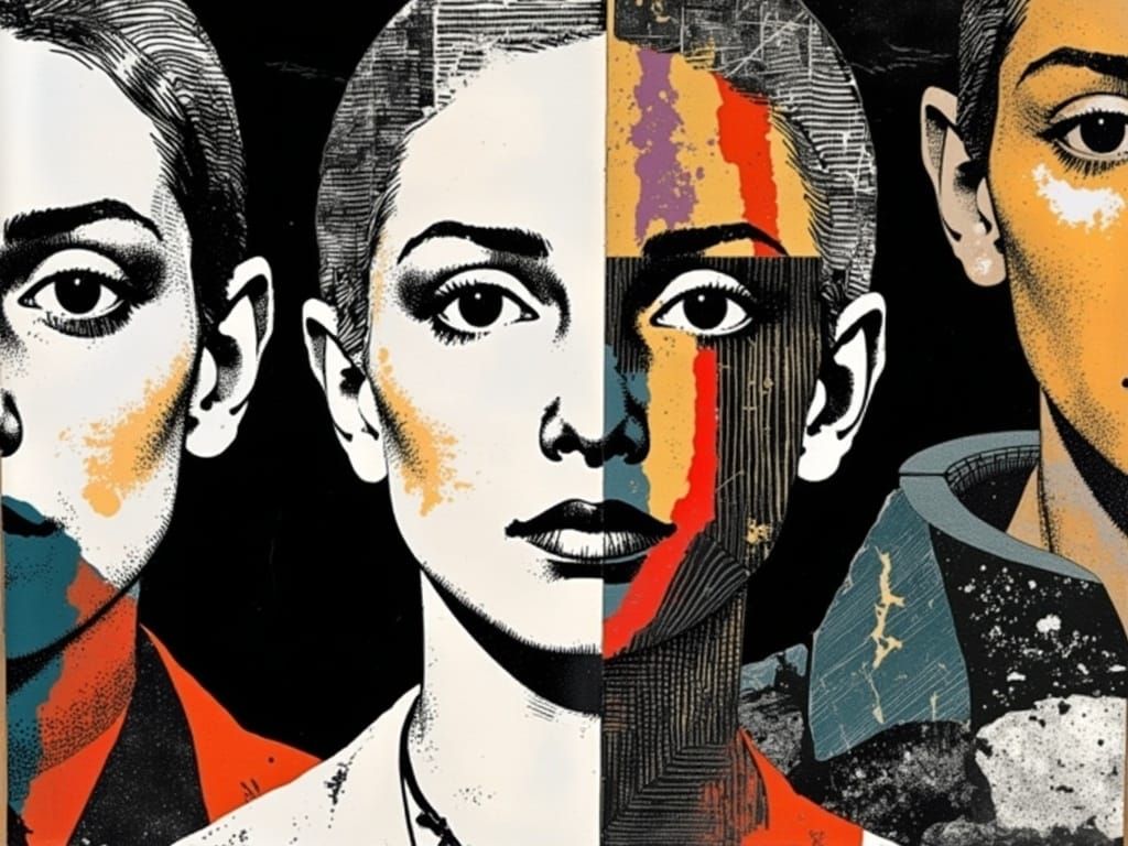 Dramatic Carnival Automaton in German Expressionist Style