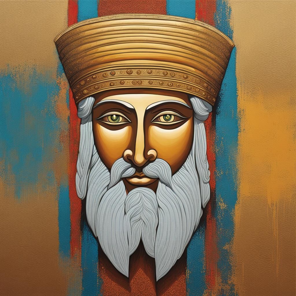 Abstract Portrait of Cyrus the Great