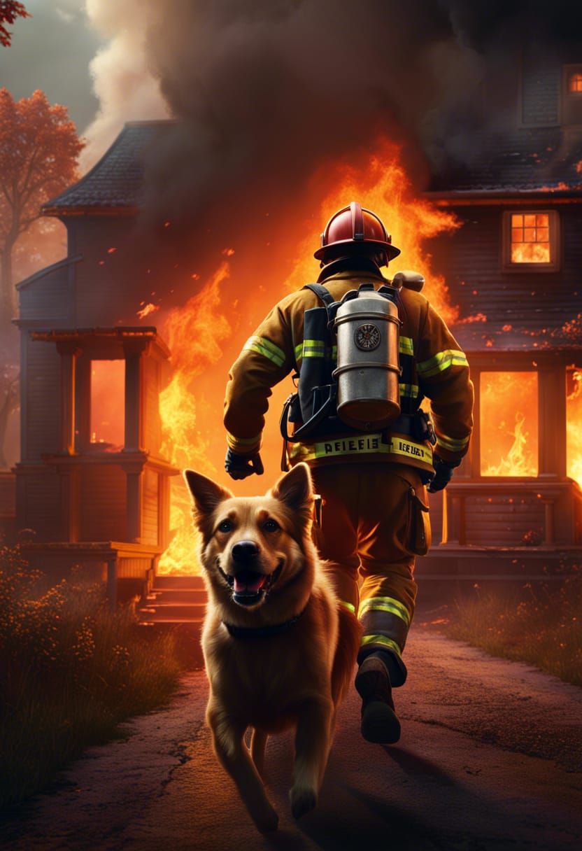 Finally, the dog was saved too, but the work is not over yet...