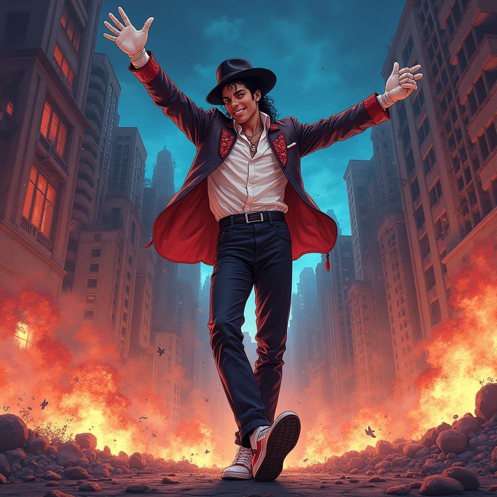 King of Pop Reigns Supreme in a DBZ Apocalypse