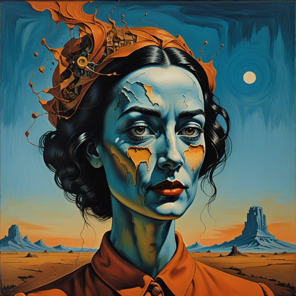 Ethereal Dreamscape in Dali-Inspired Surrealism