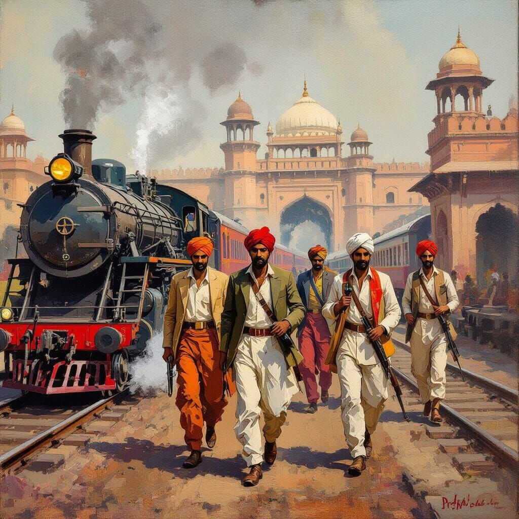 Indian Freedom Fighters in Colonial Era, Raza Style