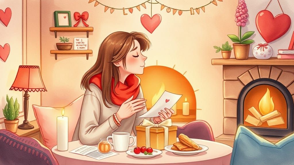 Romantic Love Languages Celebration in Whimsical Watercolor ...