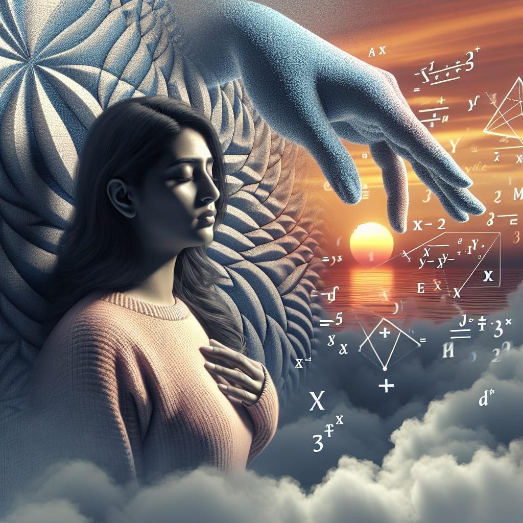 Flocked Wallpaper Art Inspired by Mathematical Concepts