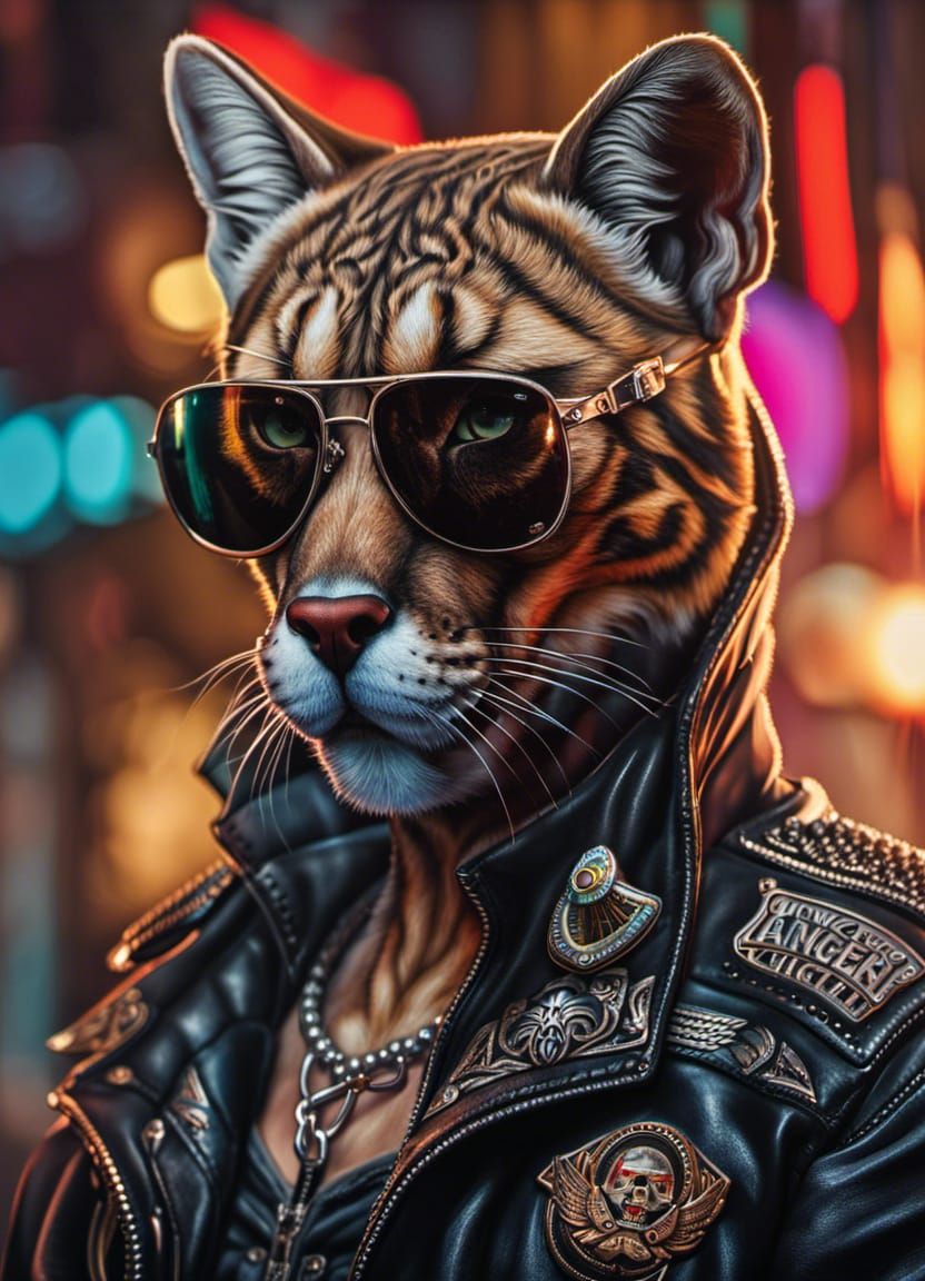 Cyberpunk Cougar