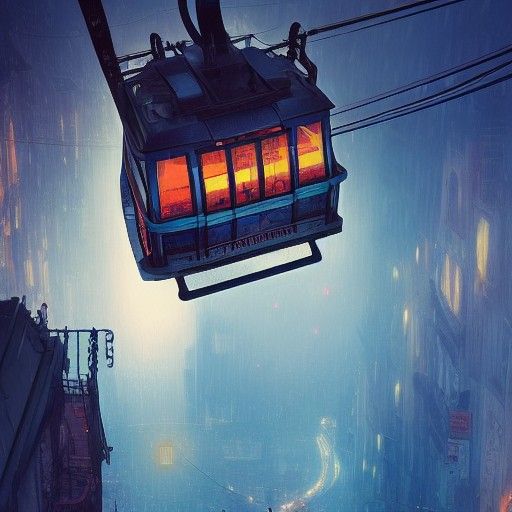 San Francisco Cable Car Concept Art