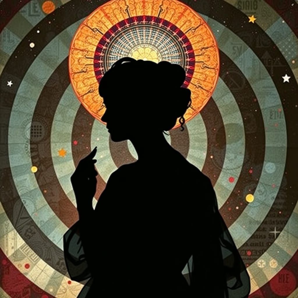 Nostalgic Memoryscape with Textile Patterns and Shadow Play