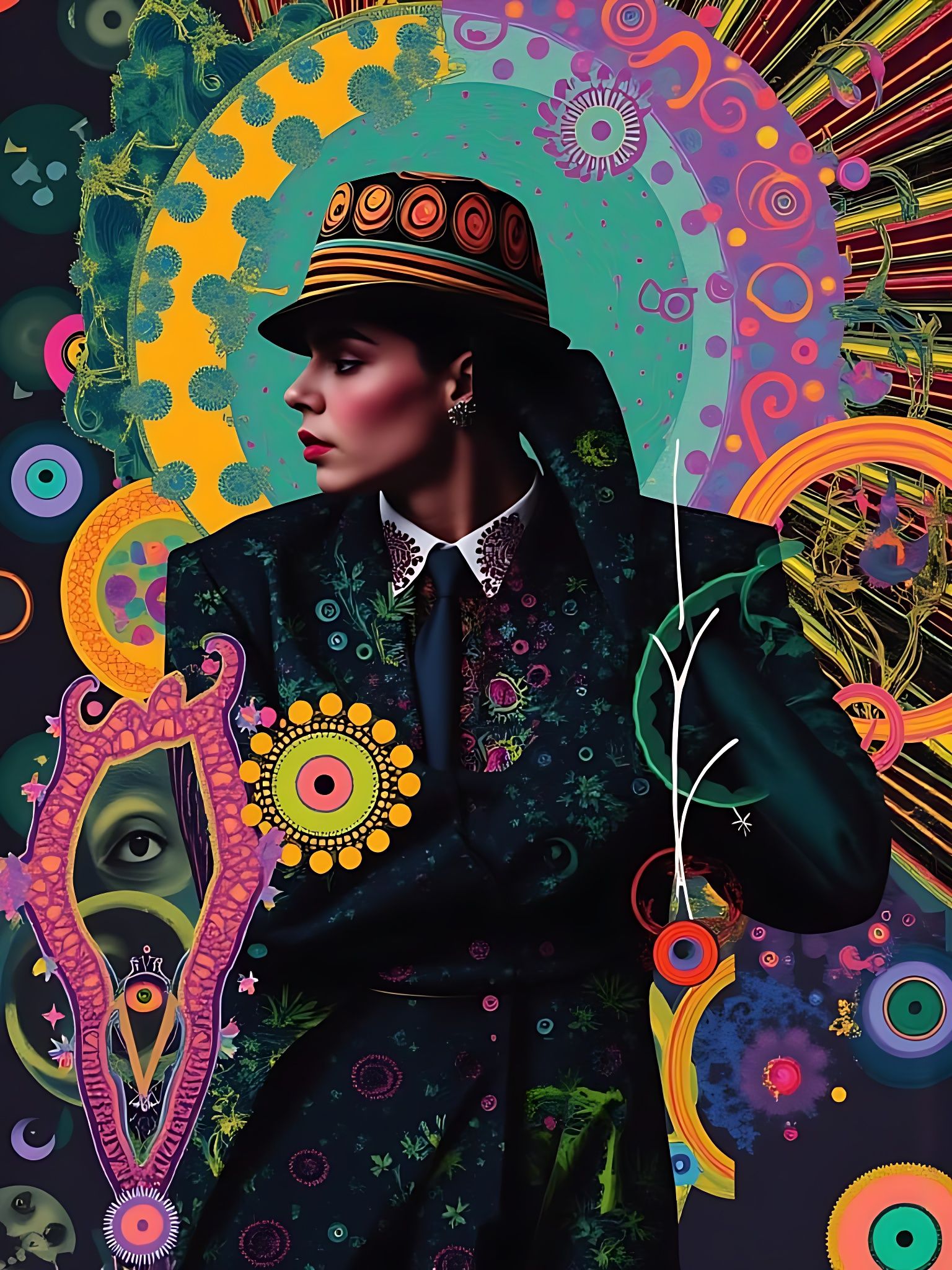 Ethereal Swordsman Unleashed in Cosmic Chasm