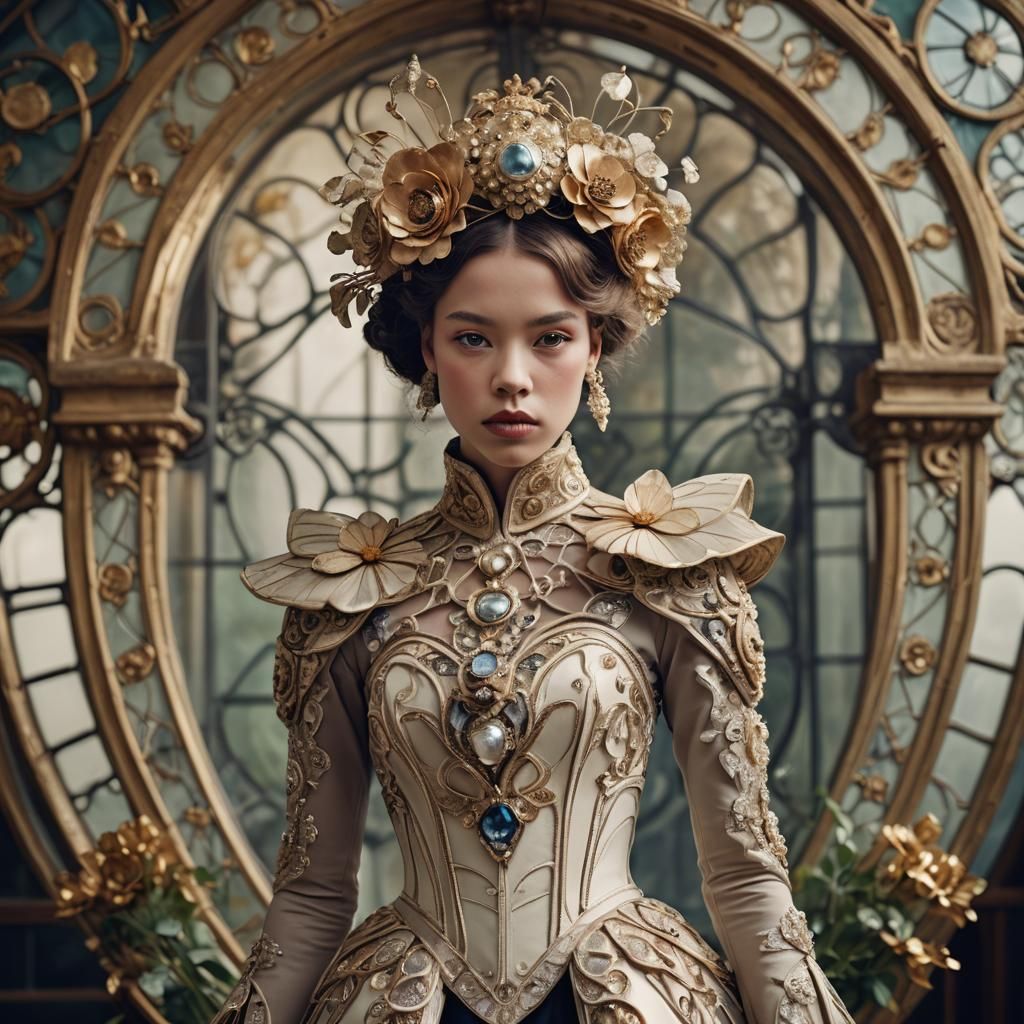 Art Nouveau Fashion Shoot, McQueen Style