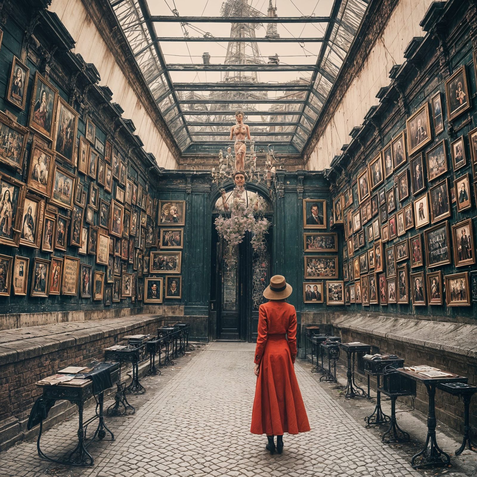 Polychromatic Graffiti Art with Melting Oil Gouache