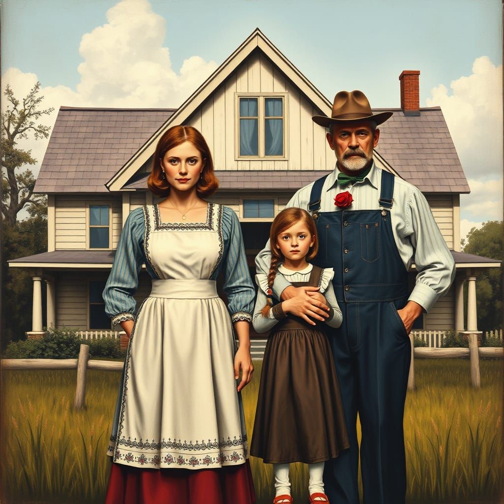 American Gothic: A Regionalist Scene