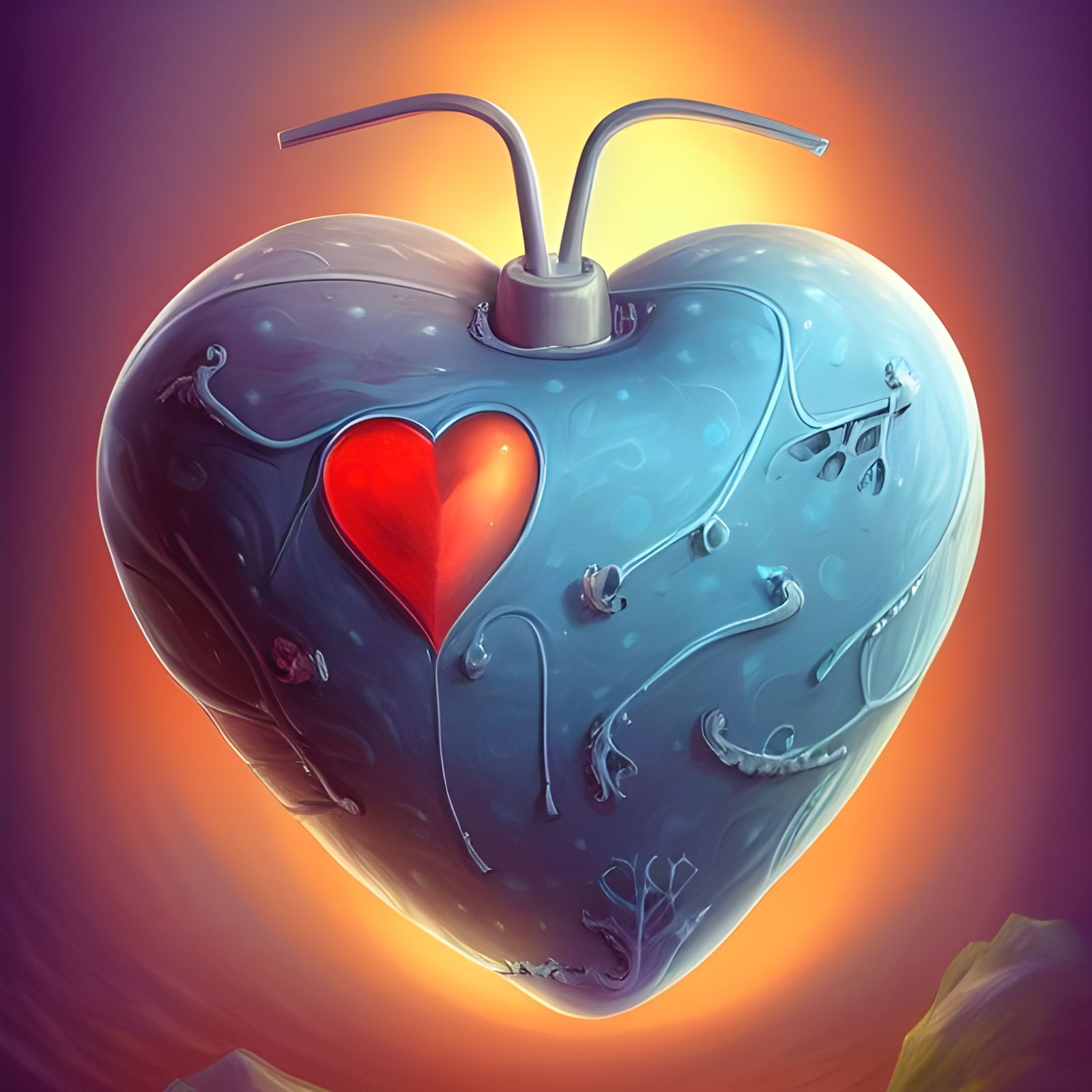Bio-Mechanical Heart Box in Rolando Style