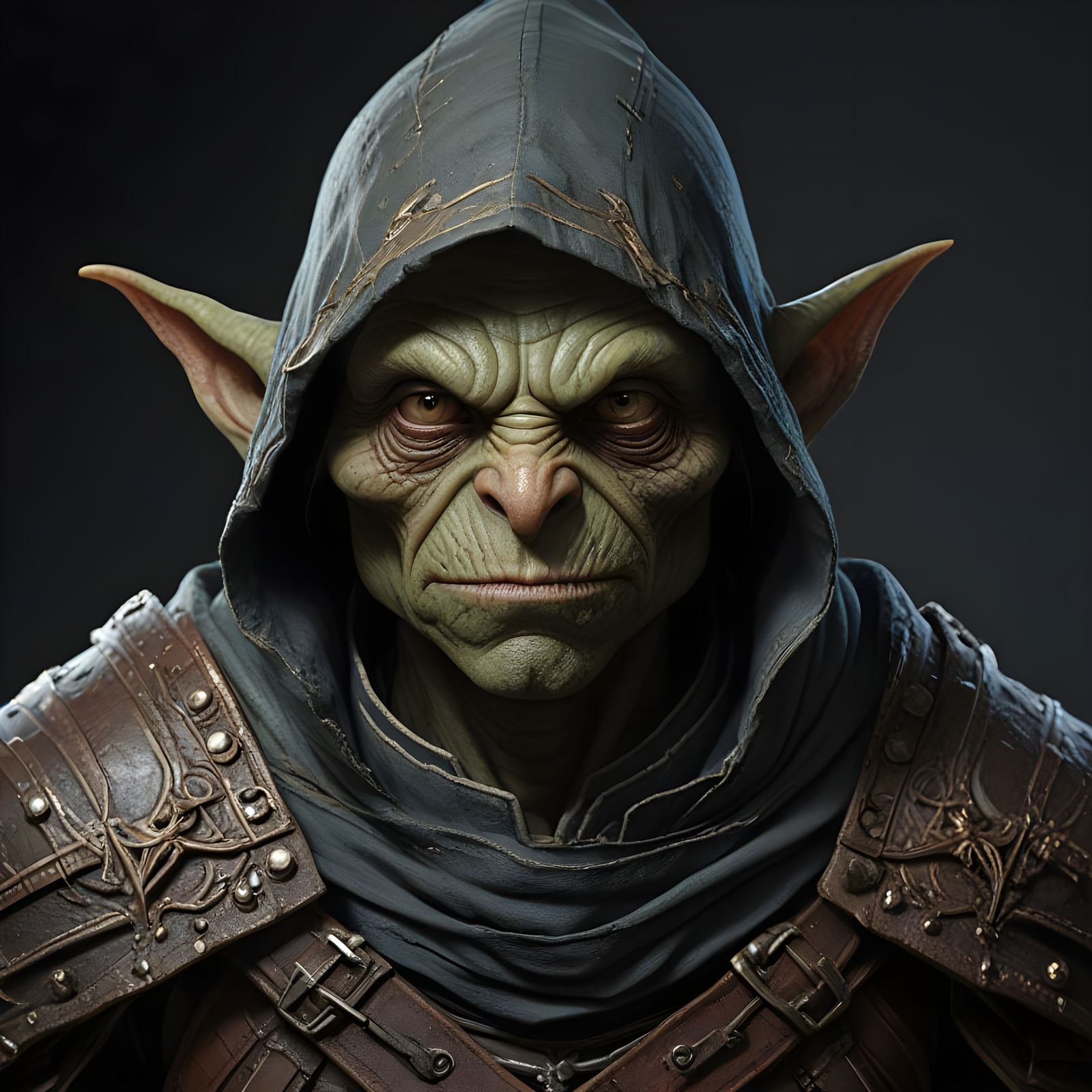 Mysterious Goblin Rogue in Triadic Colors