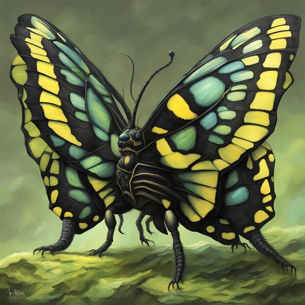 Exoplanet Life: Swallowtail Butterfly Aliens