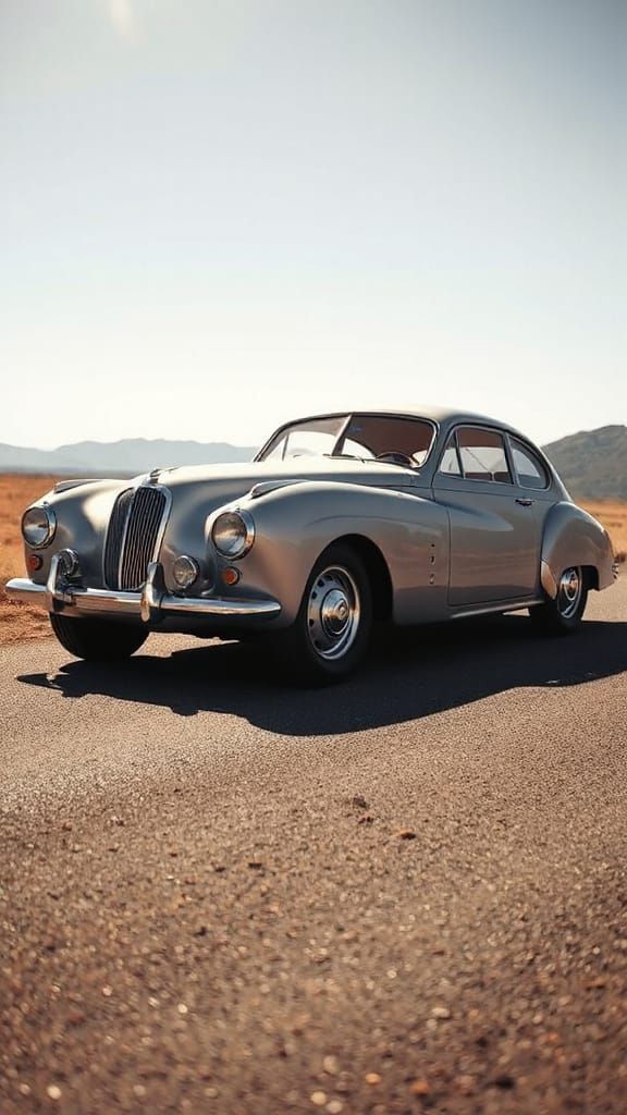 1948 Delahaye 135M in Heat Haze: Silver Nitrate Photo