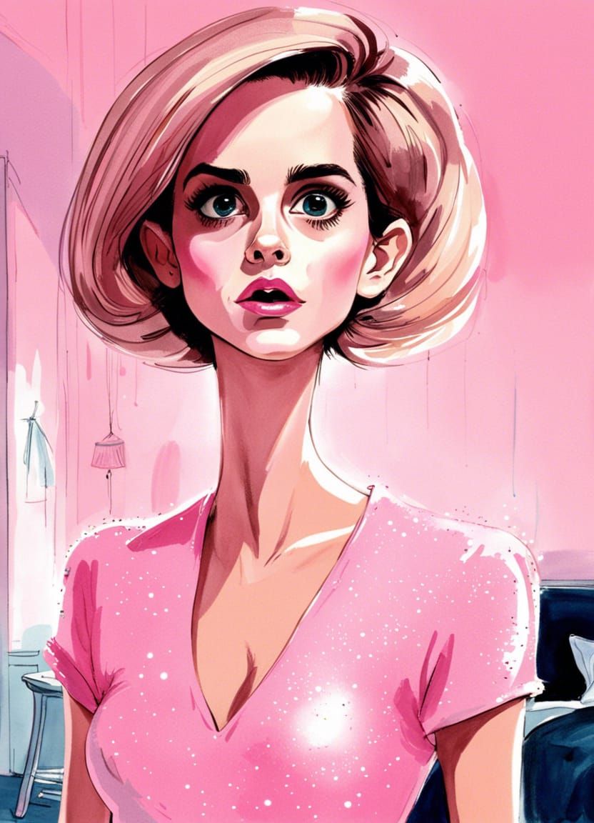 Caricature Portrait in Gerald Scarfe Style