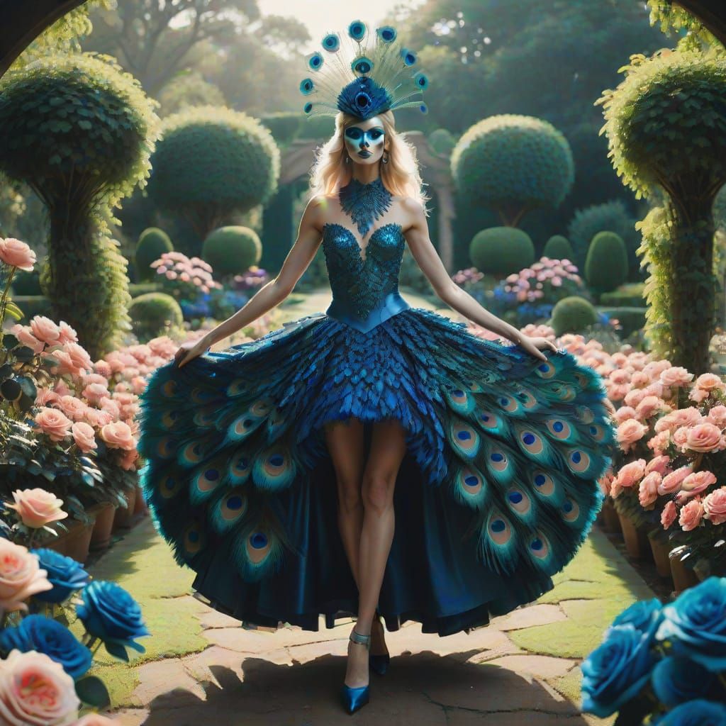 The Peacock Feathered Enchantress