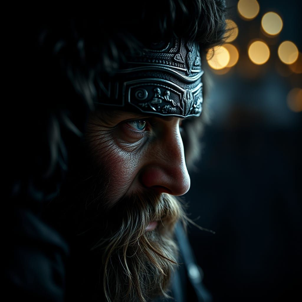 Hyperrealistic Portrait with Intricate Details in HDR