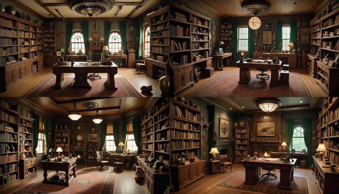 Star Wars Lodge in Dark Academia Style