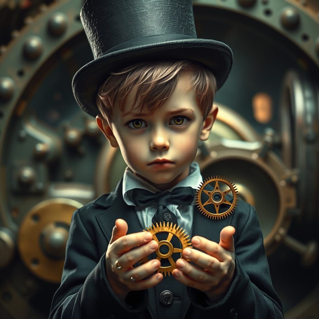 Mischief in a Timeless Steampunk Suit