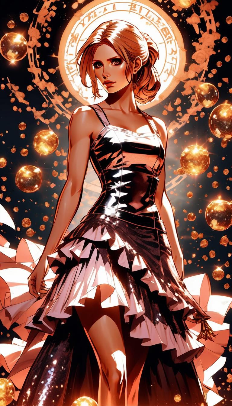 Buffy as Manga Magical Girl Concept Art