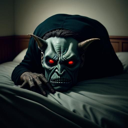 Haunting Troll Monster from Spanish Folklore: Cinematic Stil...