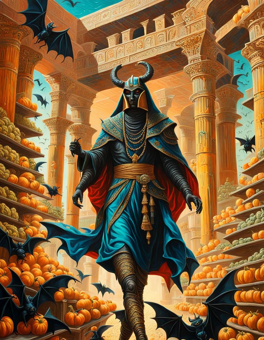Osiris as Dark Wanderer in Decadent Temple