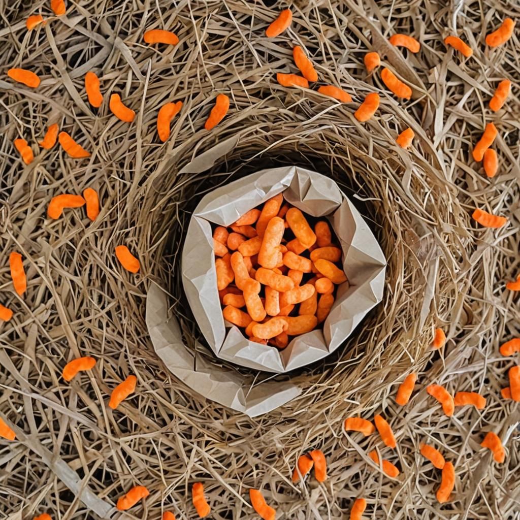 Cheetos Bag in Bird Nest