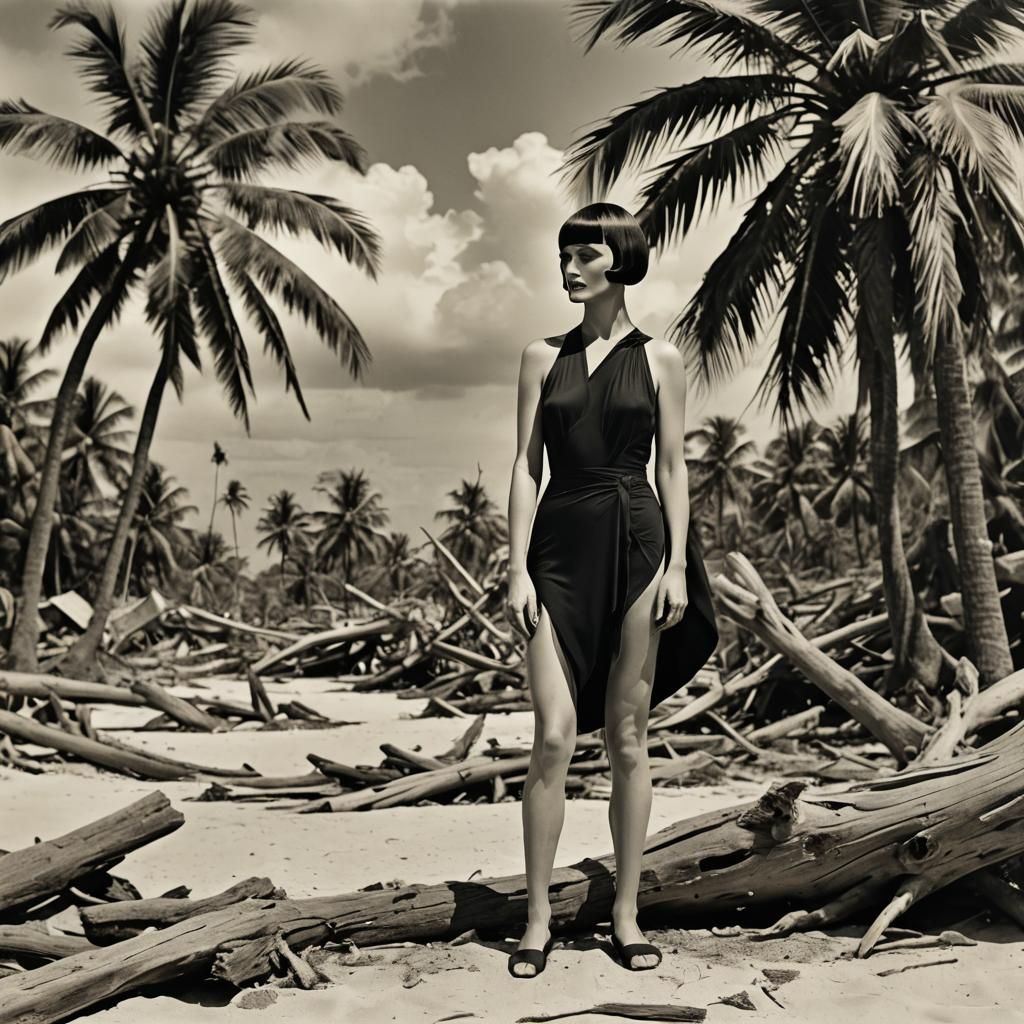 Louise Brooks at Bikini Atoll Nuclear Test