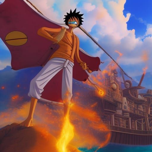 The One Piece is Real: Detailed Matte Painting