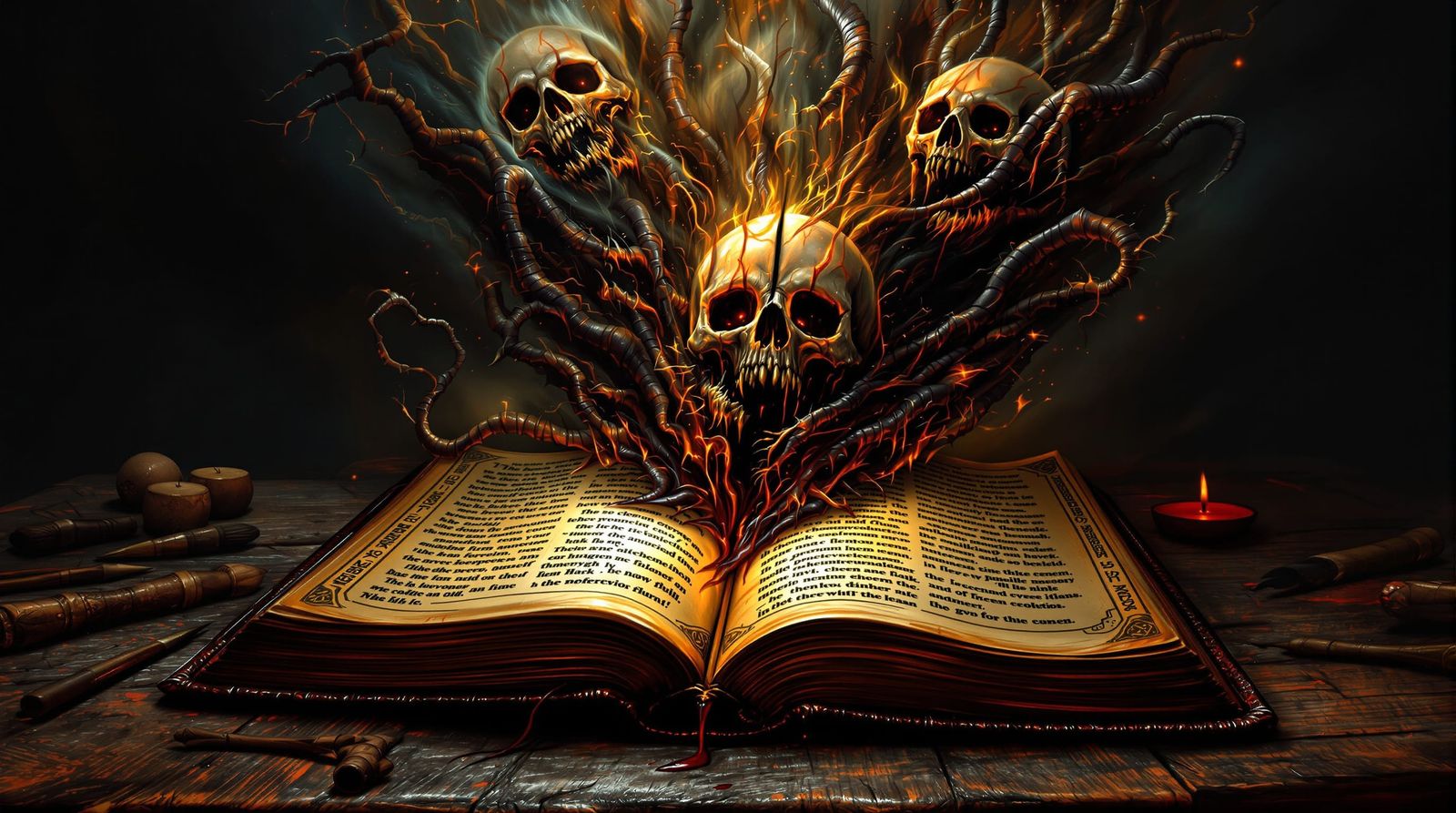 Ancient Necronomicon Unleashes Cosmic Horror Entities